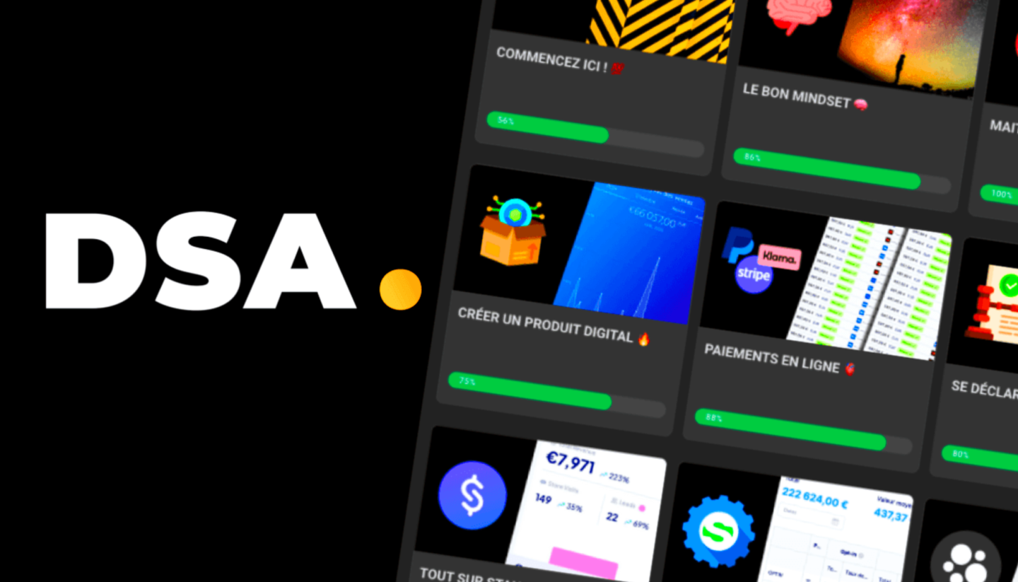 🚀DSA : The digital Success Academy🔥 + Accompagnement Gratuit